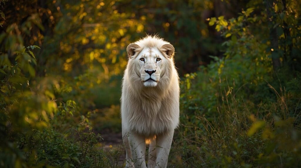 lion blanc foret benin djidjoho medecine ancestrale